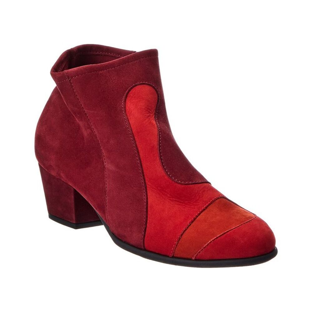 Arche Malray Leather Bootie, Red